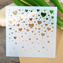 Love Of All Sizes DIY Craft Layering Stencils For Wall Painting Scrapbooking Alb