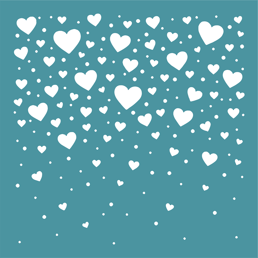 Love Of All Sizes DIY Craft Layering Stencils For Wall Painting Scrapbooking Alb