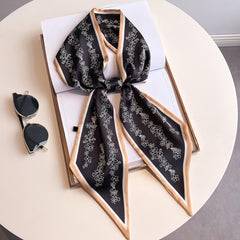 Skinny Scarf Twilly Scarf Long Ribbon Neck Tie Women Hair Ribbon