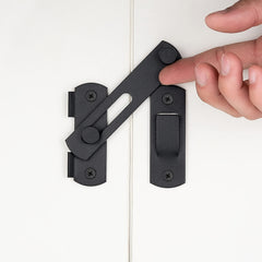 1pc Barn Door Latches Stainless Steel Gate Lock Sliding Door Latch