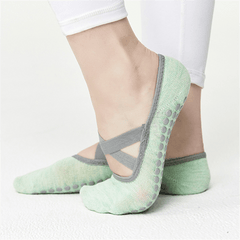 Non Slip Cross Strap Yoga Socks for Indoor and Outdoor Activities