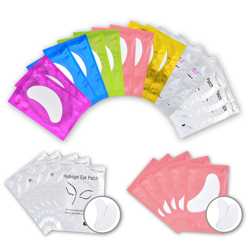 50pcs Under Eye Pads Gel Patches for Eyelash Extensions