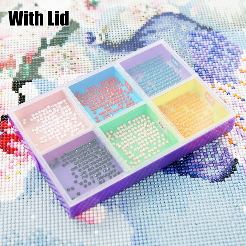 DIY Diamond Painting Tray Set Beads Storage Box Accessories Tools Plate