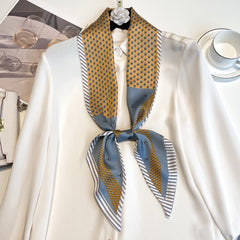 Skinny Scarf Twilly Scarf Long Neck Tie Women Hair Ribbon