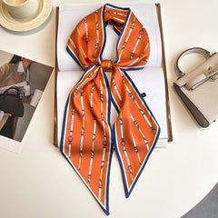 Skinny Scarf Twilly Scarf Long Neck Tie Women Hair Ribbon