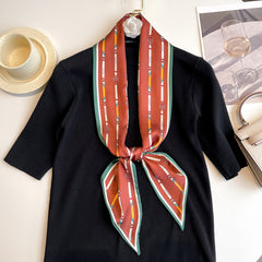 Skinny Scarf Twilly Scarf Long Neck Tie Women Hair Ribbon