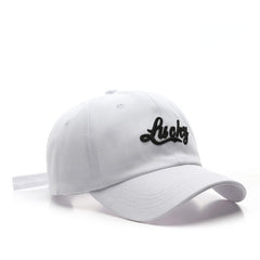 Lucky Embroidery Casual Baseball Cap Dad Hat Unisex Sun Hats For Women Men