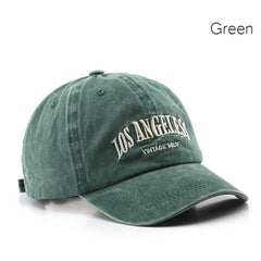 Embroidered Soft Top Baseball Cap Retro Snapback Hat