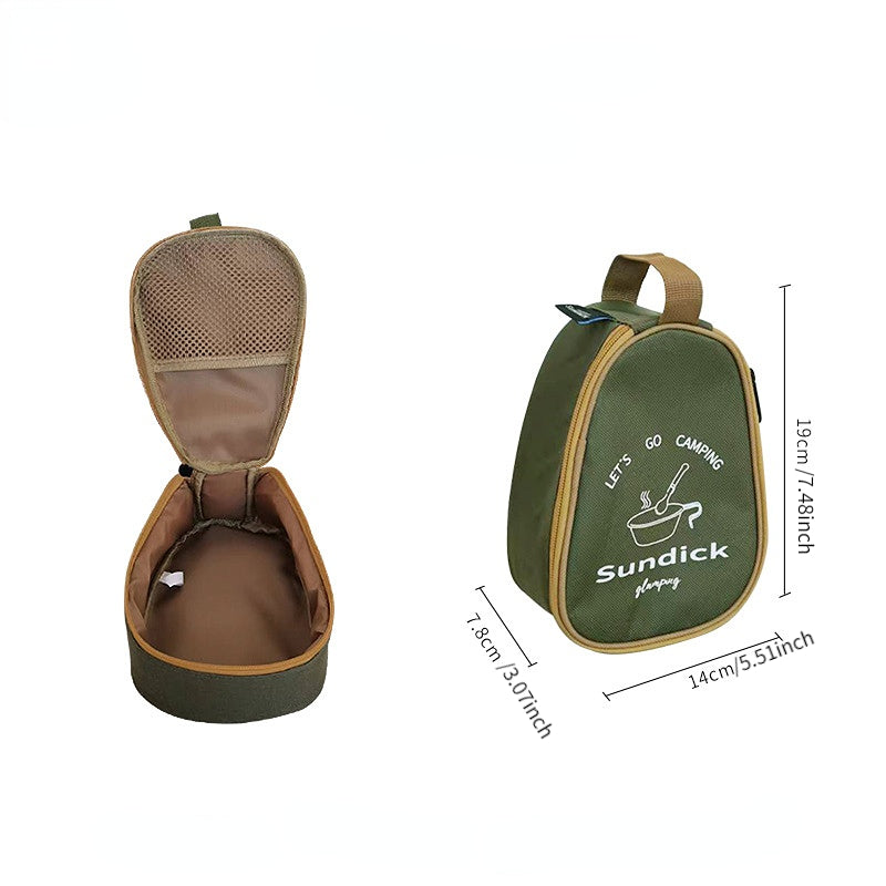Durable Outdoor Cutlery Storage Bag for Camping and BBQ