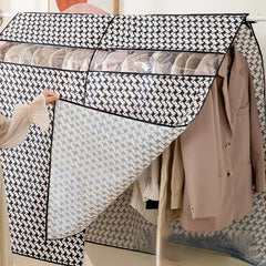 1pc Clothes Dust Cover Wardrobe Hanging Window Dust Cover Clothing Cover Cloth