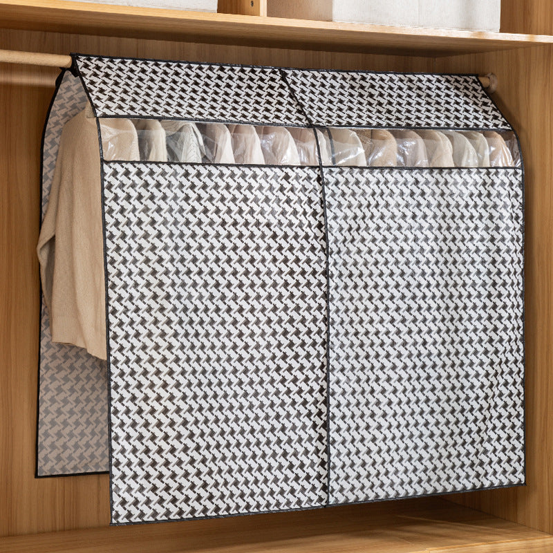 1pc Clothes Dust Cover Wardrobe Hanging Window Dust Cover Clothing Cover Cloth