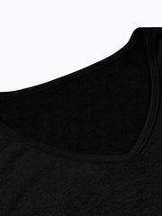 Breathe Print Tank Top Sleeveless Casual Top For Summer & Spring