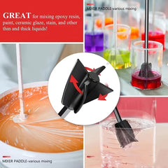2pcs Epoxy Resin Mixer Paddle for Efficient Mixing