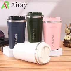 Airay Stainless Steel Coffee Cup Insulated Leakproof Portable Fashionable