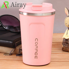 Airay Stainless Steel Coffee Cup Insulated Leakproof Portable Fashionable