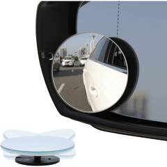 Blind Spot Mirror Round HD Glass Frameless Convex Rear View Mirrors