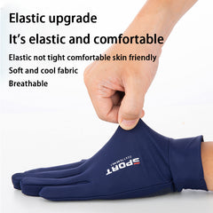 Outdoor Sunscreen Gloves Ice Silk Thin Style Non-slip Gloves