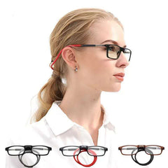 Adjustable Lanyard Portable Magnetic Reading Glasses for Men and Women