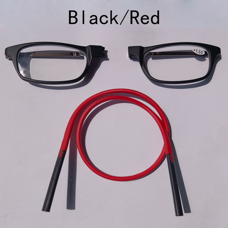 Adjustable Lanyard Portable Magnetic Reading Glasses for Men and Women