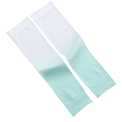 Gradient Ice Silk Arm Sleeves for Women UV Protection Cooling Comfortable