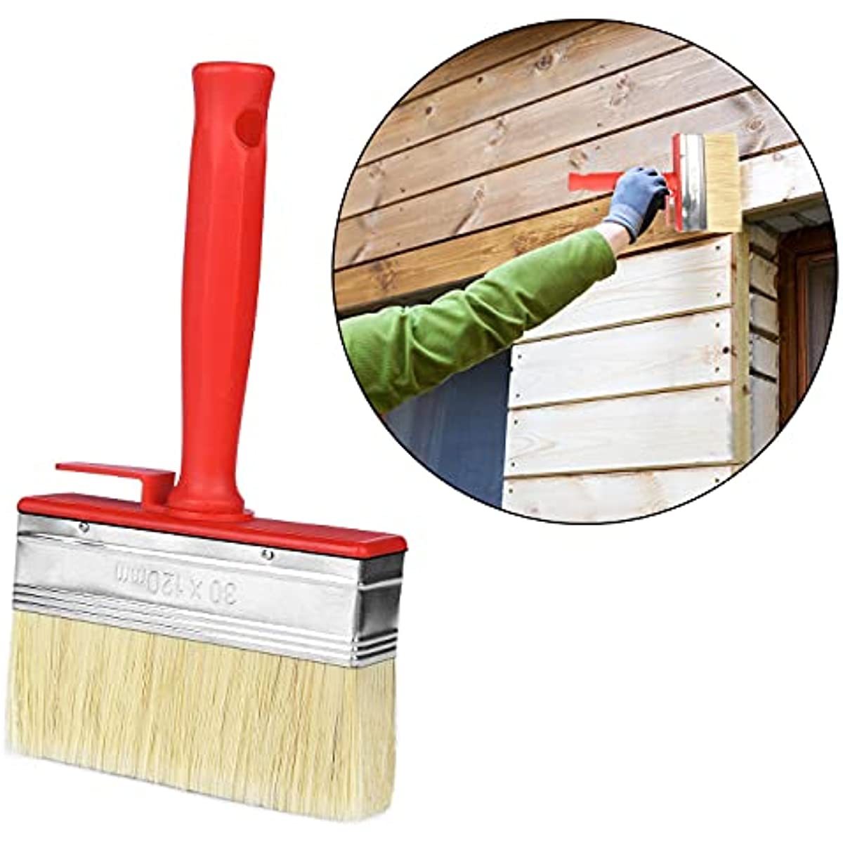 Oumuik Large Paint Brush 30 120 for Walls Doors Floors Wood Decoration