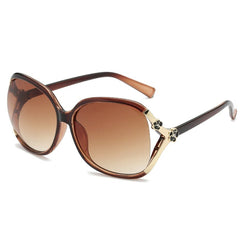 Camellia Round Sunglasses UV400 Hollow Out Glasses