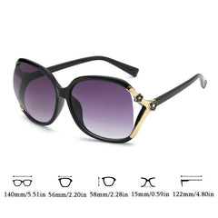Camellia Round Sunglasses UV400 Hollow Out Glasses