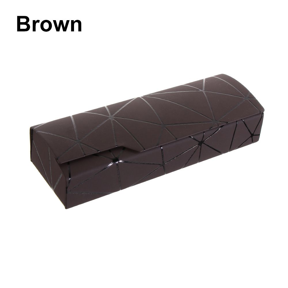Geometric Glasses Case Sunglasses Reading Glasses Storage Box