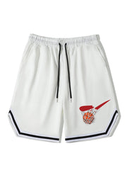 Men's Stripe Comfy Shorts with Elastic Waist for Summer