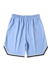 Men's Stripe Comfy Shorts with Elastic Waist for Summer