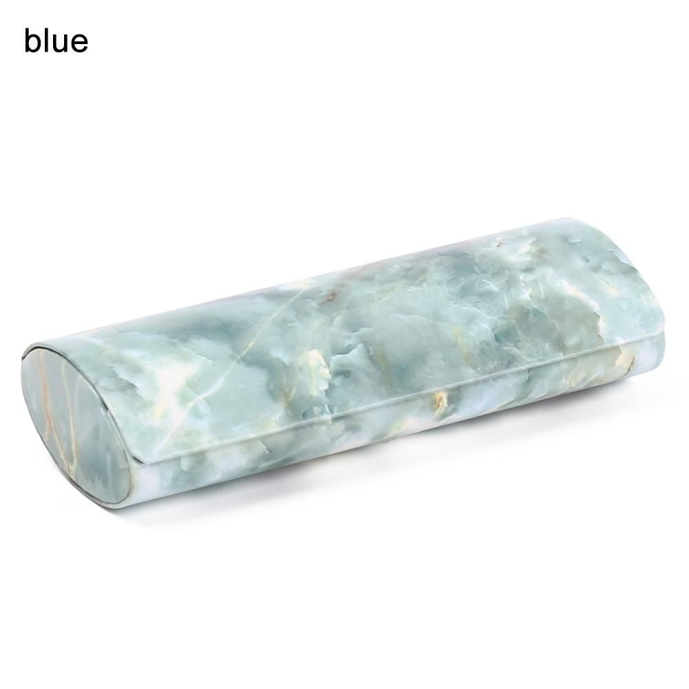 Marble Pattern Magnetic Glasses Case Waterproof PU Portable