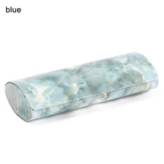 Marble Pattern Magnetic Glasses Case Waterproof PU Portable
