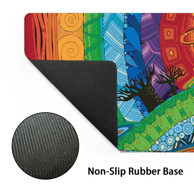 Competitive Gaming Mouse Pad Anti-skid Rubber Base Waterproof Keyboard Pad