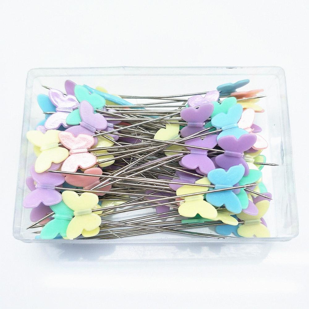 100Pcs Stainless Steel Dressmaking Pins DIY Sewing Accessories