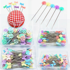 100Pcs Stainless Steel Dressmaking Pins DIY Sewing Accessories