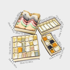 Underwear Storage Boxes Divider Drawer Organiser Women's Lingerie