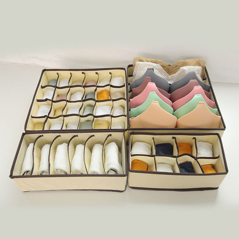 Underwear Storage Boxes Divider Drawer Organiser Women's Lingerie