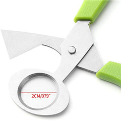 Calary Quail Egg Cutter Scissors Kitchen Shears Tool Green