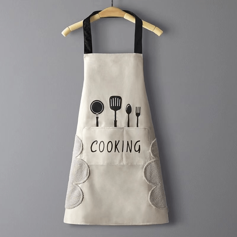 Waterproof Cooking Apron for Women, Anti-Fouling Kitchen Waist Apron