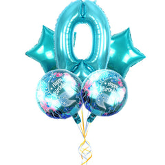 Mermaid Digital Balloon Set for Birthday Parties and Company Meetings