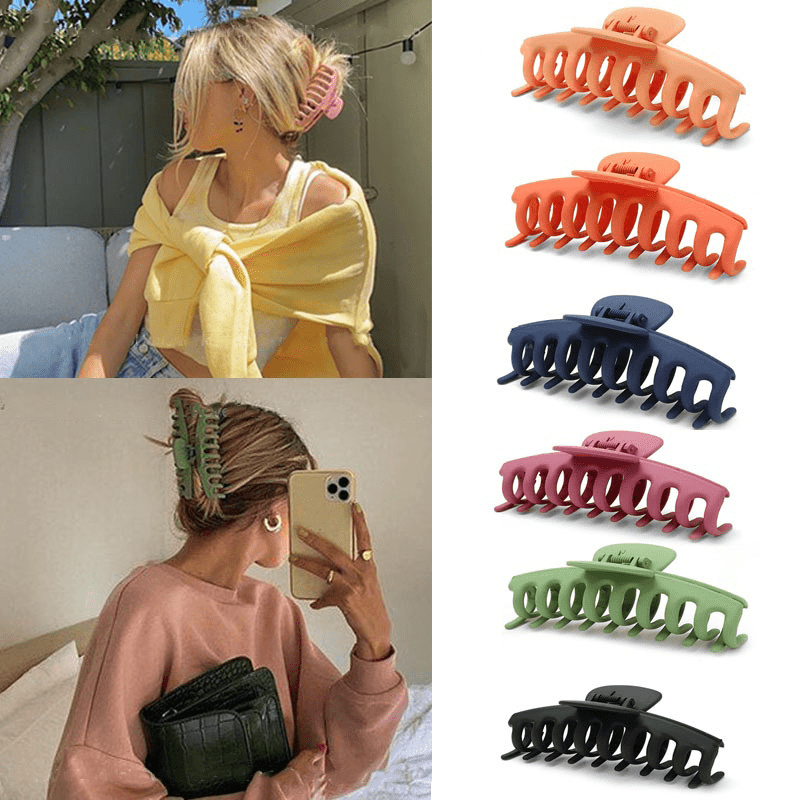 Candy Frosted Hair Clip Plastic Decorative Hair Accessories