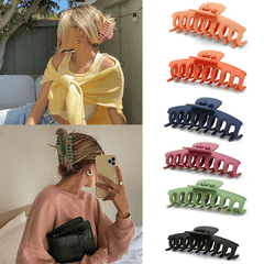 Candy Frosted Hair Clip Plastic Decorative Hair Accessories