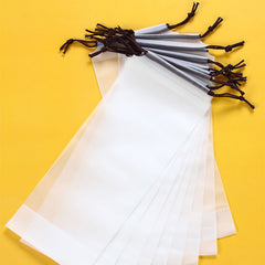 Reusable Portable Umbrella Organizer Drawstring Bag Matte Translucent