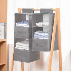 Foldable Container Hanging Bag for Wardrobe Storage Organizer