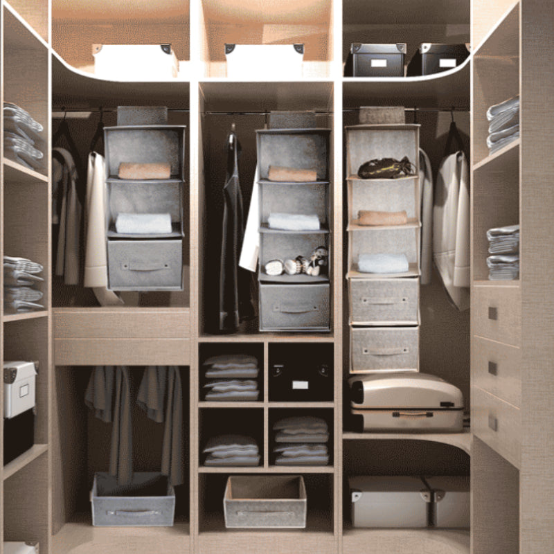 Foldable Container Hanging Bag for Wardrobe Storage Organizer