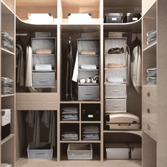 Foldable Container Hanging Bag for Wardrobe Storage Organizer