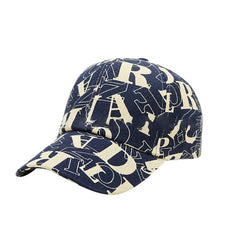 Graffiti Printed Baseball Cap Cotton Sun Hat Men Summer Hat Adjustable