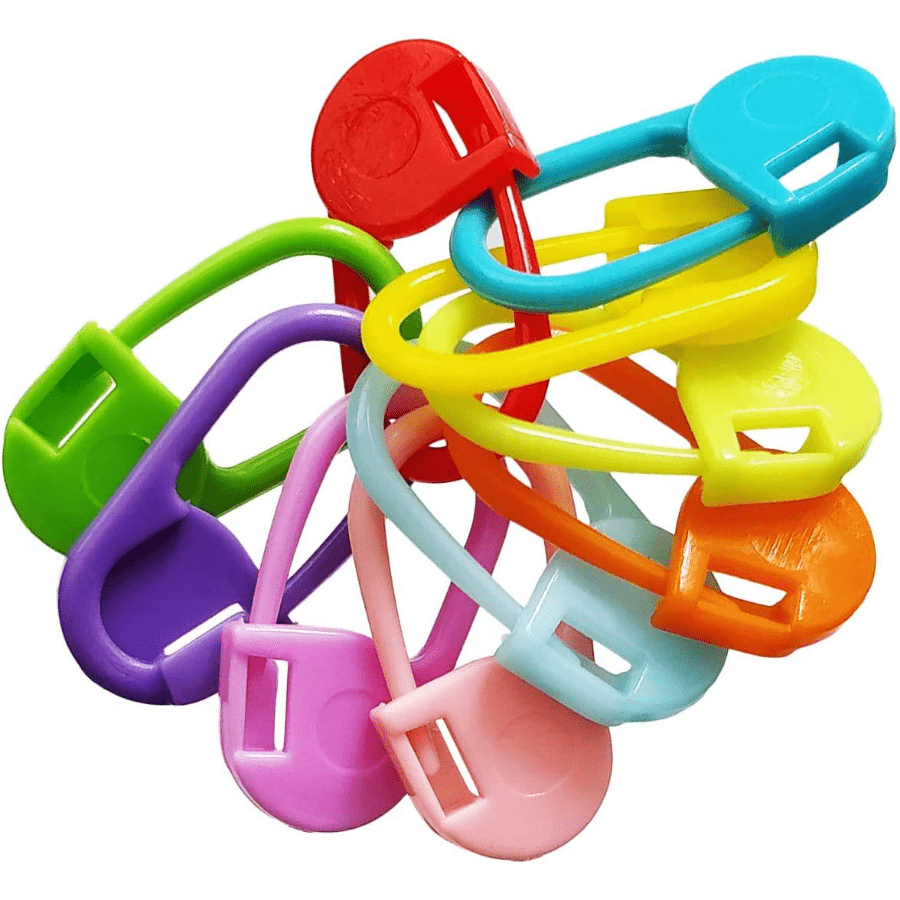 150pcs Knitting Crochet Locking Stitch Markers Stitch Needle Clip Counter