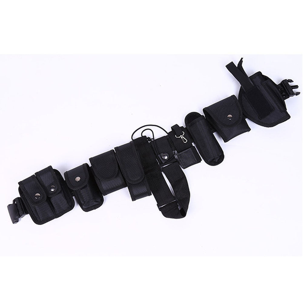 Adjustable Nylon Tactical Waist Belt Set for Security Guards