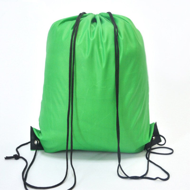 Unisex Portable Sports Gym Bag Nylon Drawstring Bags for Travel and Storage